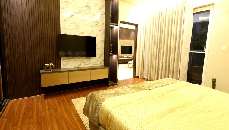 Bedroom, pride-euphora 3 Bedroom 1500 Sq.Ft. Apartment In Kr Puram Bangalore 8906491