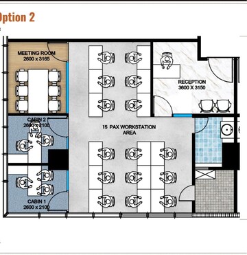 Floor Plan in  Office Space at Maruti Millennium Tower, Baner – for Sale