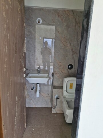 Bathroom in 2 BHK Apartment at Oxford Navrang Crystal, Goregaon West – for Rent