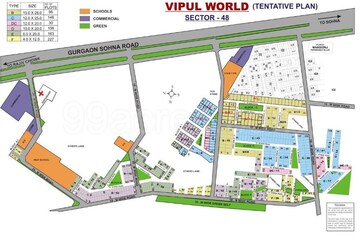 Master Plan in  Office Space at Vipul Business Park, Sector 48 – for Rent
