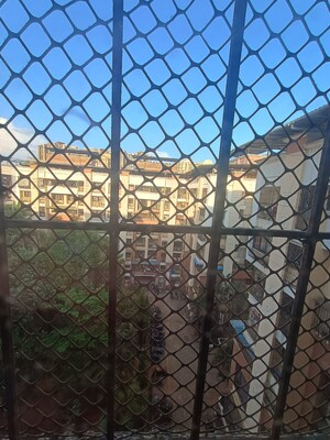 Balcony in 1 BHK Apartment at Highland Residency CHSL, Balkum Pada – for Sale