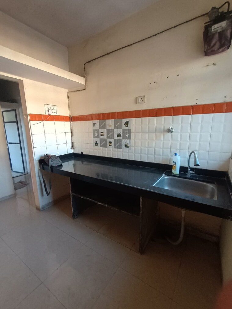 Kitchen, highland-residency-chsl 1 Bedroom 450 Sq.Ft. Apartment In Balkum Pada Thane 8906798