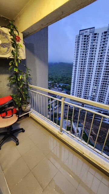 Balcony in 3 BHK Apartment at Godrej Emerald, Ghodbunder Road – for Sale