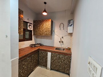 Kitchen in 1 BHK Builder Floor at Boutique Residential Apartments G-88, Saket – for Rent