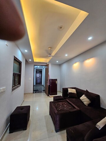 Living Room in 1 BHK Builder Floor at Boutique Residential Apartments G-88, Saket – for Rent