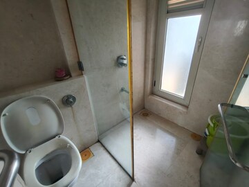 Bathroom in 2 BHK Apartment at Vasant Valley Ivy Tower, Malad East – for Rent