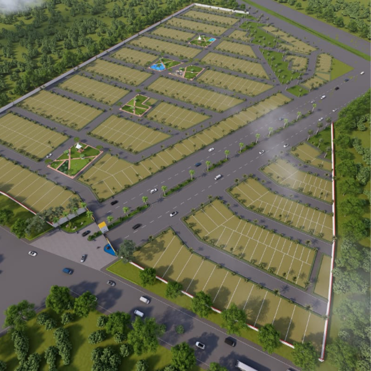 Exterior View, bada bangarda  1100 Sq.Ft. Plot In Bada Bangarda Indore 8907170