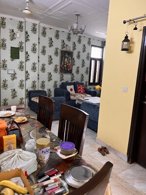 Living Room in 2 BHK Builder Floor at Green Fields Colony – for Sale