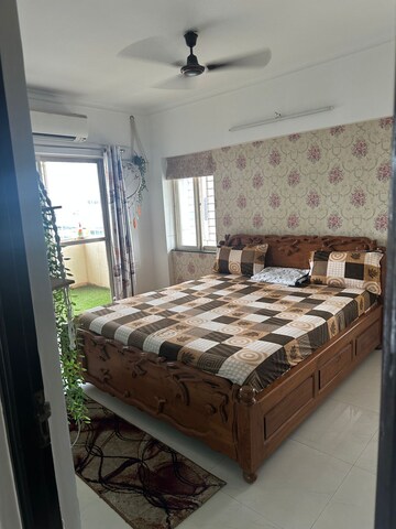 Bedroom in 4 BHK Apartment at Mittal Crosswinds, Baner – for Rent