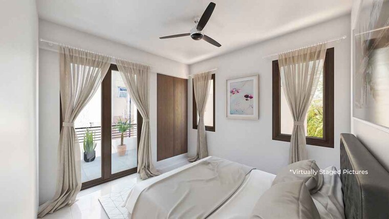 Bedroom, bulland-heights 2 Bedroom 1285 Sq.Ft. Apartment In Sain Vihar Ghaziabad 8907260