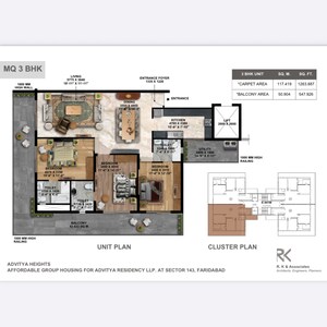3 BHK Apartment For Sale in Advitya Homes, Sector 149