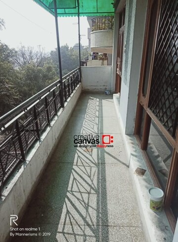 Balcony in 3 BHK Apartment at Pragati Apartments Dwarka, Sector 11 Dwarka – for Rent