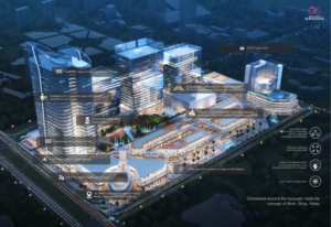  Shop – Exterior View View at Ashrai Golden Grande, Tech Zone 4 Greater Noida - for Sale