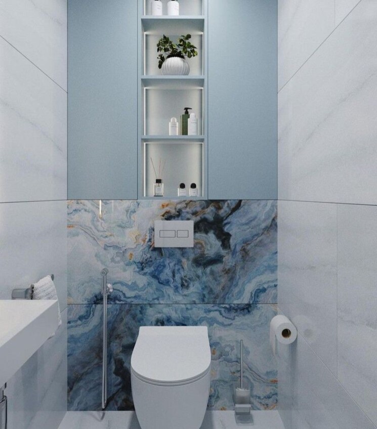 Bathroom, sambhavparshva-tsaaya 2 Bedroom 636 Sq.Ft. Builder Floor In Kandivali East Mumbai 8907478