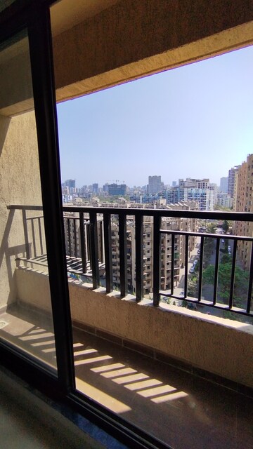 Balcony in 1 BHK Apartment at Raunak City Sector 4 D4, Kalyan West – for Rent
