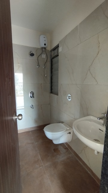 Bathroom in 1 BHK Apartment at Raunak City Sector 4 D4, Kalyan West – for Rent