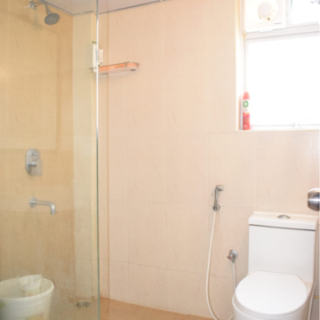 Bathroom in 3 BHK Apartment at Vajram Elina, Thanisandra Main Road – for Rent