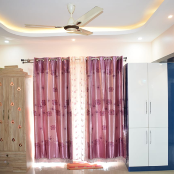 Bedroom in 3 BHK Apartment at Vajram Elina, Thanisandra Main Road – for Rent