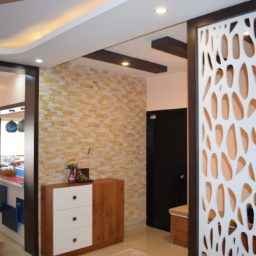 Kitchen in 3 BHK Apartment at Vajram Elina, Thanisandra Main Road – for Rent