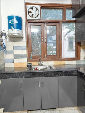 Kitchen in 2 BHK Builder Floor at Saket – for Rent
