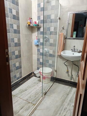 Bathroom in 2 BHK Builder Floor at Saket – for Rent