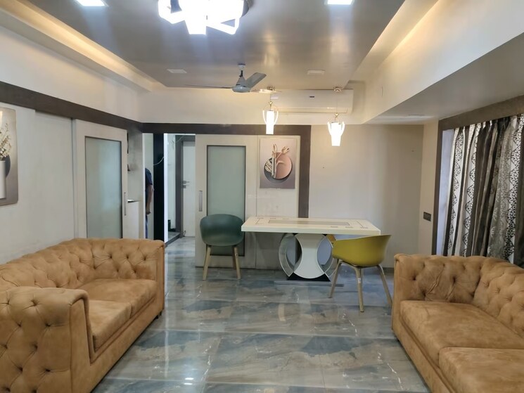 Living Room, trishul-terraces 3.5 Bedroom 2100 Sq.Ft. Penthouse In Kopar Khairane Navi Mumbai 8901669