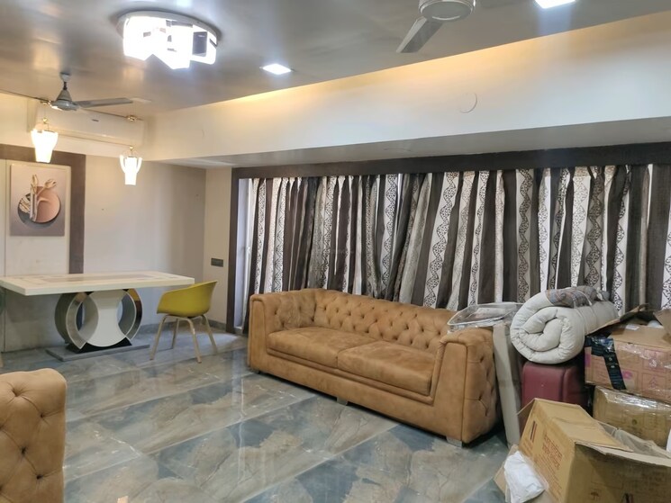 Living Room, trishul-terraces 3.5 Bedroom 2100 Sq.Ft. Penthouse In Kopar Khairane Navi Mumbai 8901669