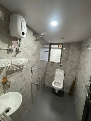 Bathroom in 1 BHK Apartment at Real Emporium, Vasai East – for Sale