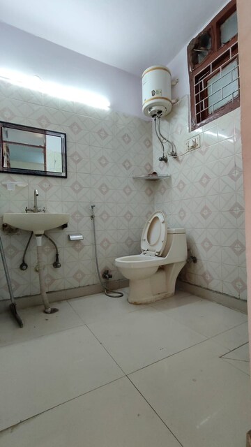 Bathroom in 3 BHK Builder Floor at Khirki Extension – for Rent