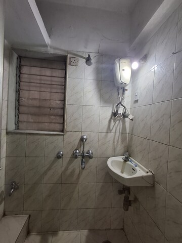 Bathroom in 1 BHK Apartment at HDIL Dheeraj Regency, Borivali East – for Rent