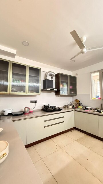 Kitchen in 3 BHK Apartment at Soni Novel, Richmond Town – for Rent