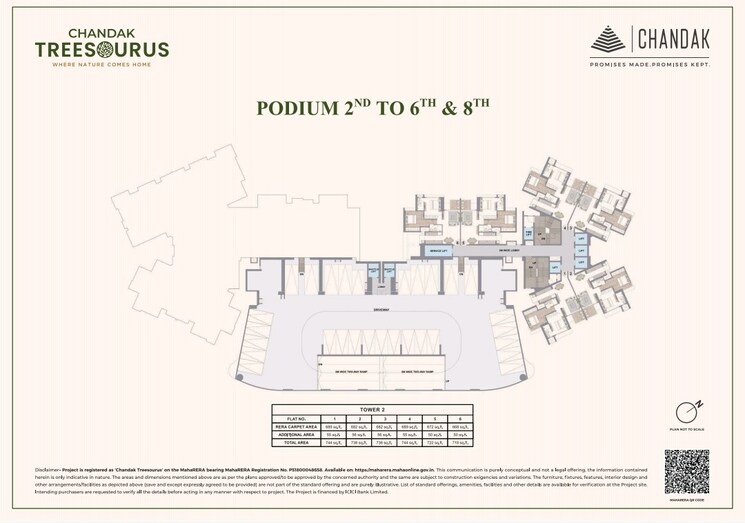 Map Location, chandak-treesourus 3 Bedroom 1019 Sq.Ft. Apartment In Malad West Mumbai 8907770
