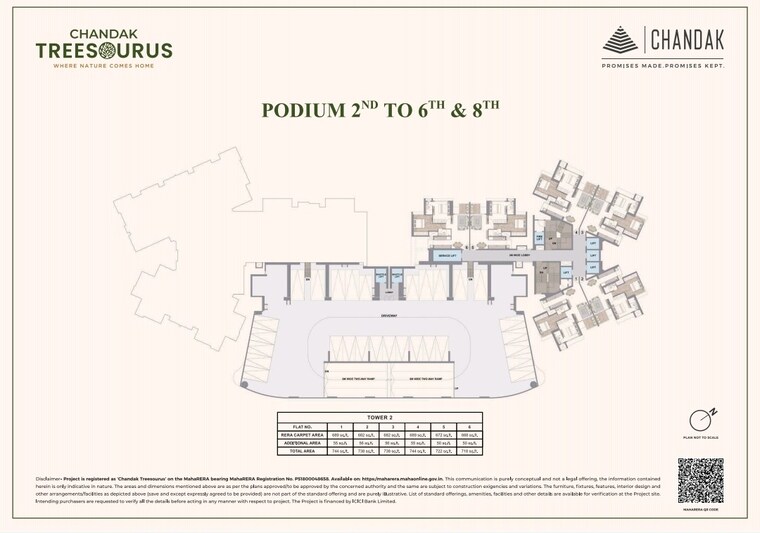 Map Location, chandak-treesourus 3 Bedroom 1019 Sq.Ft. Apartment In Malad West Mumbai 8907770