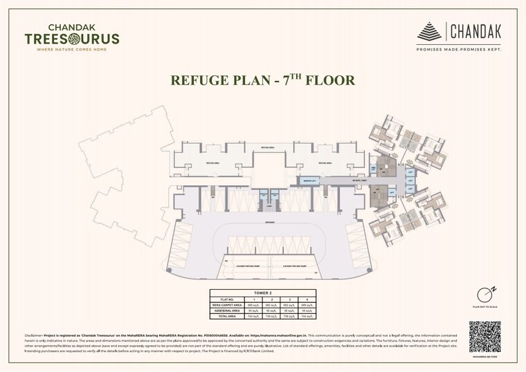 Map Location, chandak-treesourus 3 Bedroom 1019 Sq.Ft. Apartment In Malad West Mumbai 8907770