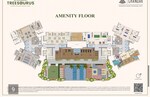 3 BHK + Pooja Room 1019 Sq.Ft. Apartment in Chandak Treesourus