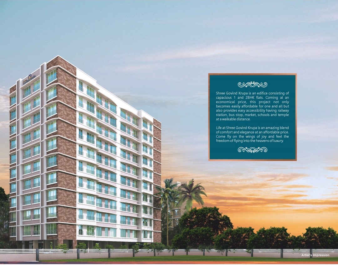 1 BHK 599 Sq.Ft. Apartment in Mamtora Shree Govind Krupa