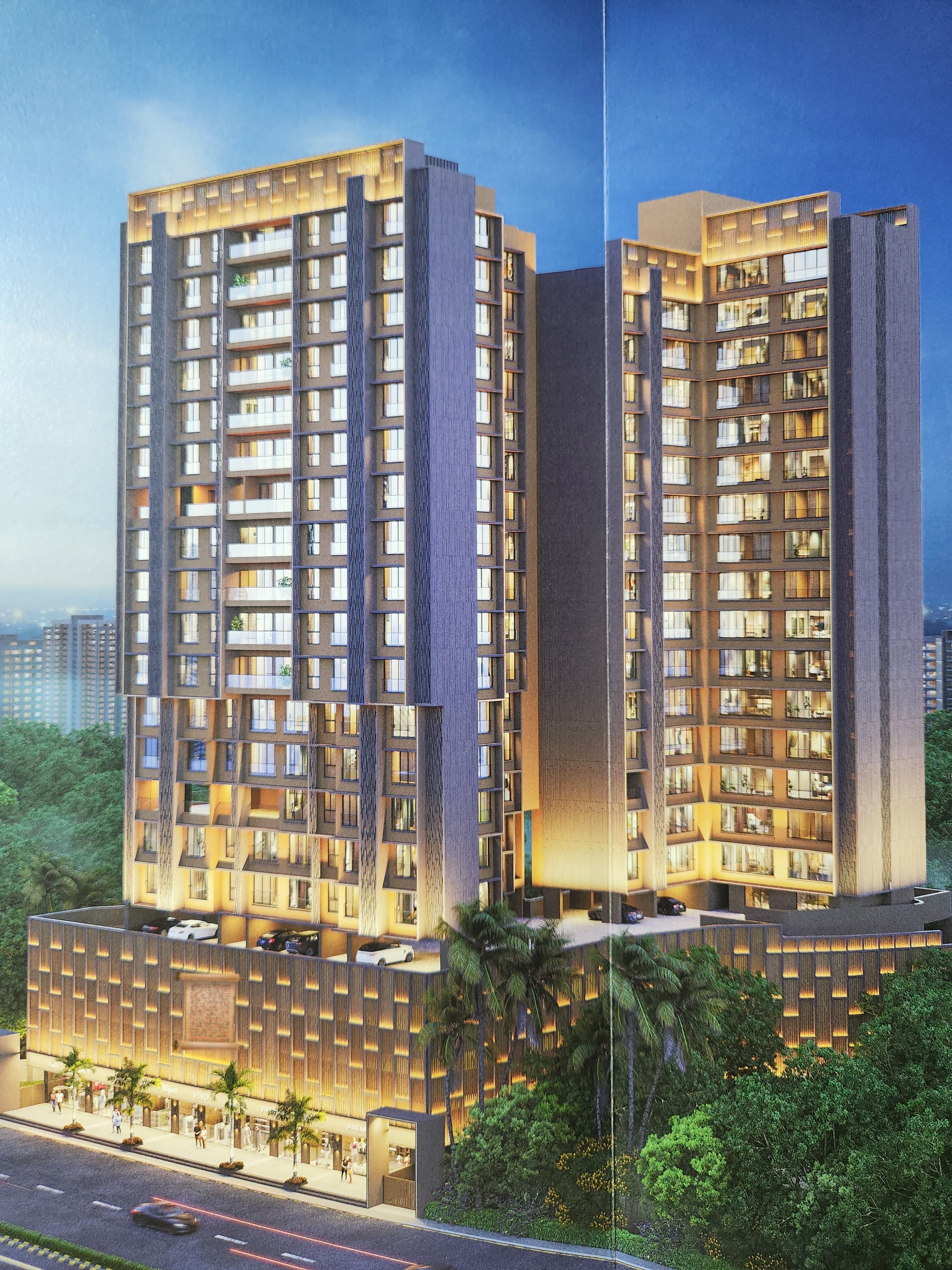 4 BHK 1615 Sq.Ft. Apartment in K Mehta Shreeji Leela