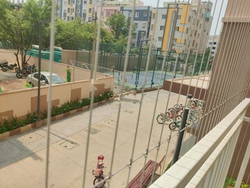Balcony in 2.5 BHK Apartment at Ramky One Harmony, Bachupally – for Rent