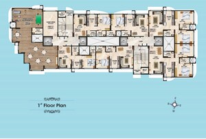 Master Plan in 2 BHK Apartment at Mamtora Shree Govind Krupa, Malad West – for Sale