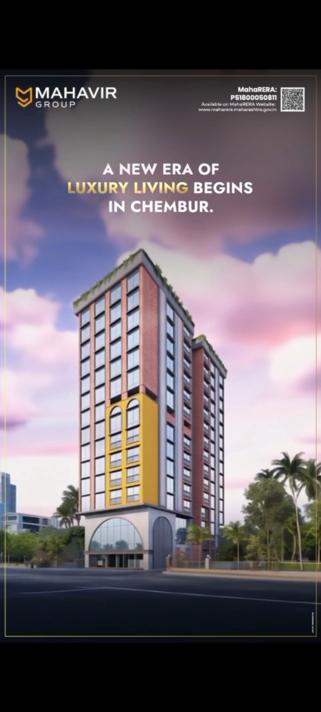 2 BHK + Study Room Apartment For Sale in Mahavir Arham Mourya