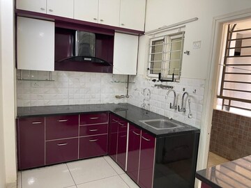 Kitchen in 3 BHK Apartment at Aparna HillPark Lake Breeze, Chanda Nagar – for Rent