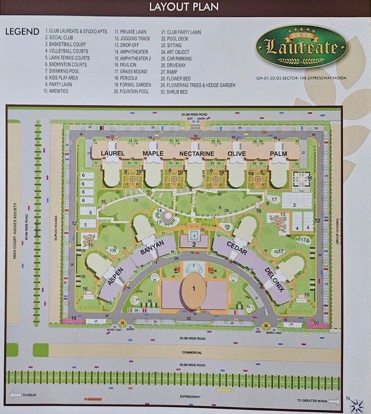 Master Plan, ats-green-village 3 Bedroom 1500 Sq.Ft. Apartment In Sector 93a Noida 8907934