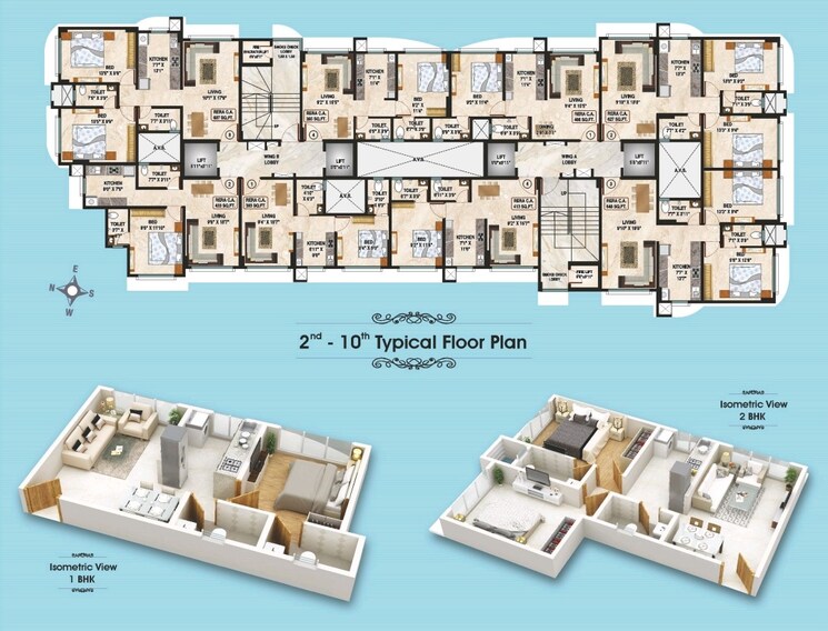 Floor Plan, mamtora-shree-govind-krupa 2 Bedroom 640 Sq.Ft. Apartment In Malad West Mumbai 8907958