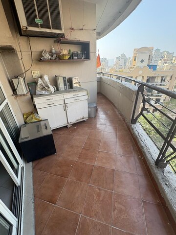 Balcony in 2.5 BHK Apartment at Purvanchal Silver City, Sector 93 – for Rent