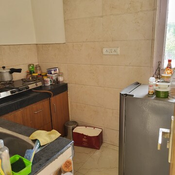 Kitchen in Studio Builder Floor at Lajpat Nagar Iii – for Rent