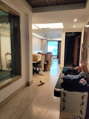 Living Room in 3 BHK Builder Floor at Anand Niketan – for Rent