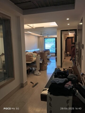 Living Room in 3 BHK Builder Floor at Anand Niketan – for Rent