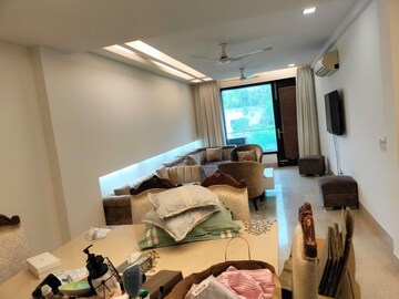 Living Room in 3 BHK Builder Floor at Anand Niketan – for Rent