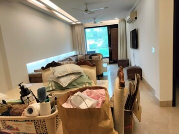 Living Room in 3 BHK Builder Floor at Anand Niketan – for Rent