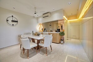 Living Room in 2.5 BHK Apartment at Kanakia Paris, Bandra East – for Rent